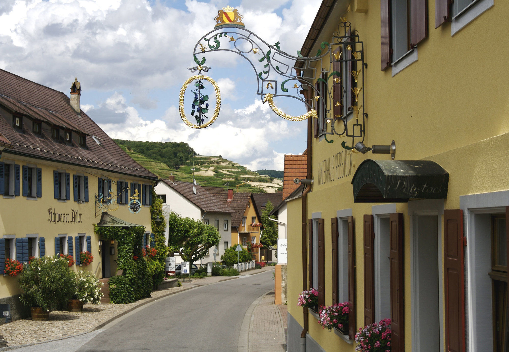 Schwarzer Adler Hotel Vogtsburg Eksteriør billede