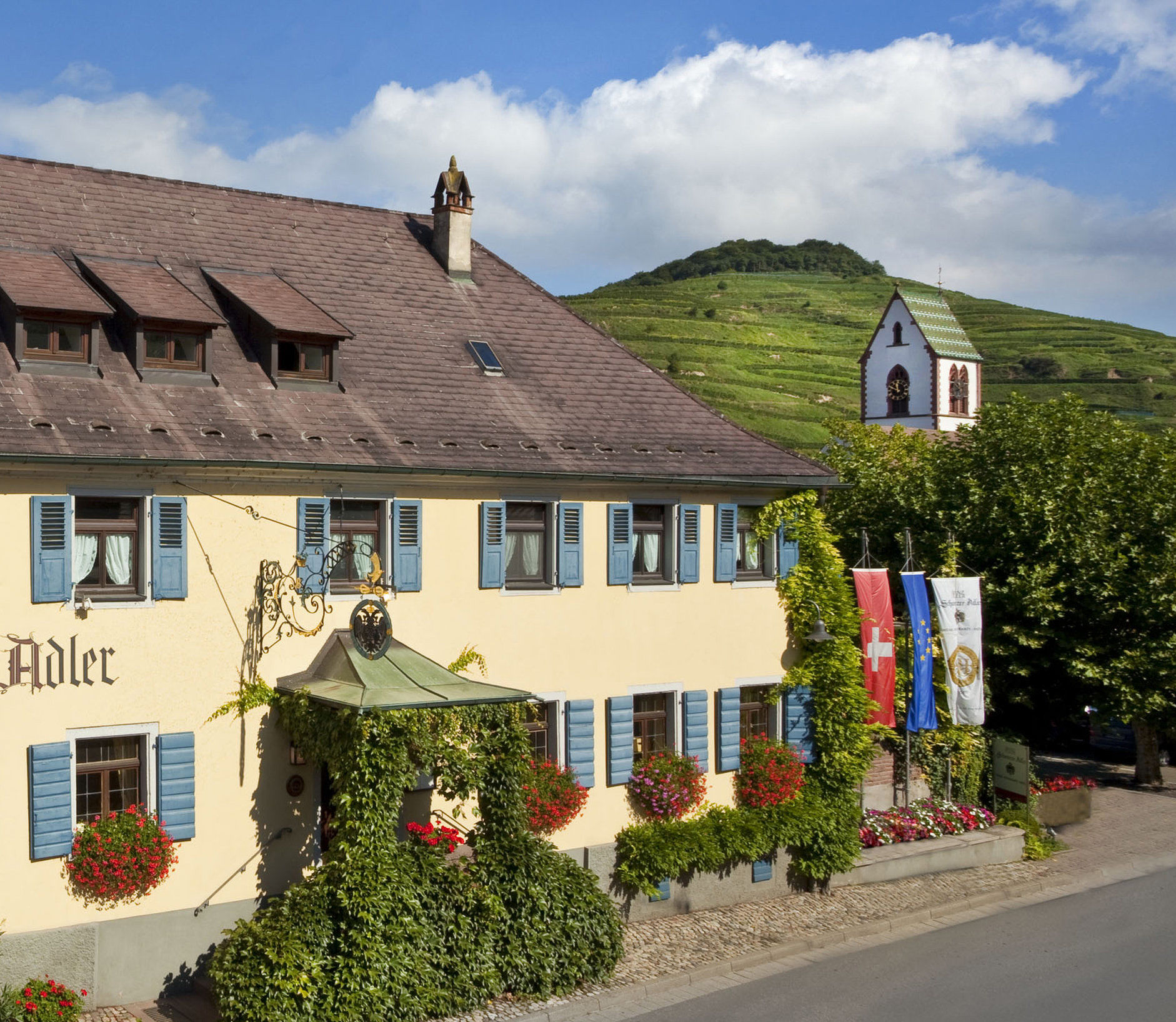 Schwarzer Adler Hotel Vogtsburg Eksteriør billede